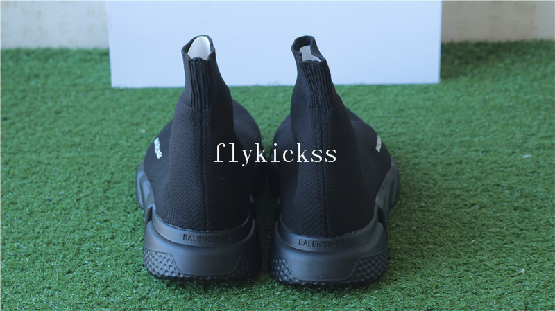 Balenciaga Speed Trainer Sock Race Runners Triple Black